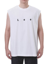 เสื้อยืดแขนกุดผู้ชาย COMFORT FIT สีครีม