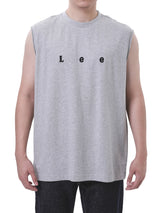 เสื้อยืดแขนกุดผู้ชาย COMFORT FIT สีเทา