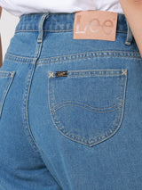 RELAXED FIT MID RISE COMFORT WOMEN'S JEANS MID INDIGO