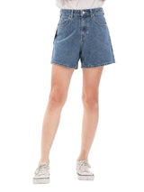 กางเกงยีนส์ขาสั้นผู้หญิง สียีนส์อ่อน