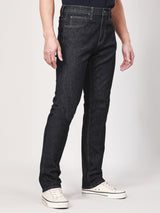 กางเกงยีนส์ผู้ชาย AUSTIN FIT เอวกลาง ทรงตรง สียีนส์เข้ม