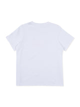 เสื้อยืดแขนสั้นผู้หญิง ทรงตรง สีครีม