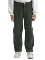 REGULAR FIT LEE X AKID FROM YESTERDAY COLLECTION MID RISE BOY'S PANTS GREEN