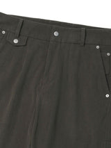 กางเกงขายาวผู้ชาย คอลเลคชั่น LEE X SAUCONY COMFORT FIT เอวกลาง ทรงกระบอก สีน้ำตาล