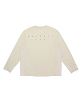 เสื้อยืดแขนยาวผู้ชาย คอลเลคชั่น LEE X SAUCONY RELAXED FIT สีครีม