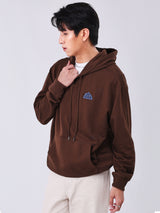 เสื้อฮู้ดดี้แบบสวมผู้ชาย คอลเลคชั่น DENIM OBSESSION COMFORT FIT สีน้ำตาล