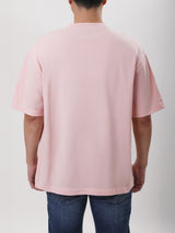 เสื้อยืดแขนสั้นผู้ชาย คอลเลคชั่น DENIM OBSESSION LOOSE FIT สีชมพู