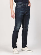 กางเกงยีนส์ผู้ชาย คอลเลคชั่น DENIM OBSESSION POWELL FIT เอวต่ำ ทรงเข้ารูป สียีนส์กลาง
