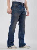 BOOTCUT FIT DENIM OBSESSION COLLECTION HIGH RISE MEN'S JEANS MID INDIGO