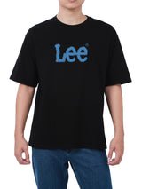 เสื้อยืดแขนสั้นผู้ชาย LOOSE FIT สีดำ