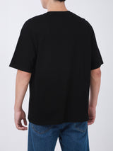 เสื้อยืดแขนสั้นผู้ชาย LOOSE FIT สีดำ