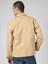 เสื้อแจ็คเก็ตผู้ชาย คอลเลคชั่น 101 ทรงตรง สีน้ำตาล