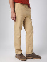REGULAR FIT 101 COLLECTION MID RISE MEN'S PANTS BROWN