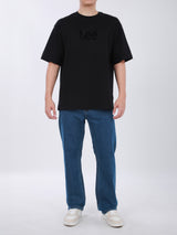 เสื้อยืดแขนสั้นผู้ชาย LOOSE FIT สีดำ