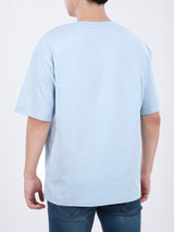 LOOSE FIT MEN'S SHORT SLEEVE T-SHIRT BLUE