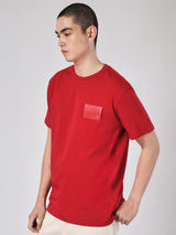 COMFORT FIT CHINESE NEW YEAR 2026 COLLECTION MEN'S SHORT SLEEVE T-SHIRT RED