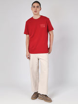 COMFORT FIT CHINESE NEW YEAR 2026 COLLECTION MEN'S SHORT SLEEVE T-SHIRT RED