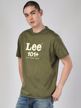 COMFORT FIT 101 COLLECTION MEN'S SHORT SLEEVE T-SHIRT DARK GREEN