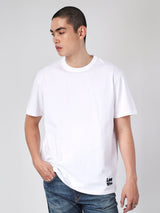 เสื้อยืดแขนสั้นผู้ชาย คอลเลคชั่น 101 COMFORT FIT สีขาว
