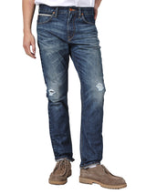 AUSTIN FIT 101 COLLECTION MID RISE REGULAR MEN'S JEANS MID INDIGO