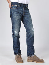 AUSTIN FIT 101 COLLECTION MID RISE REGULAR MEN'S JEANS MID INDIGO