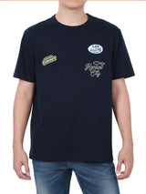 101 COLLECTION COMFORT FIT MEN'S SHORT SLEEVE T-SHIRT NAVY