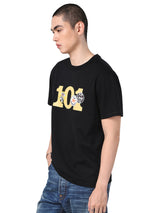 เสื้อยืดแขนสั้นผู้ชาย คอลเลคชั่น 101 COMFORT FIT สีดำ