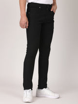 RAMONE FIT LOW RISE SLIM MEN'S JEANS BLACK