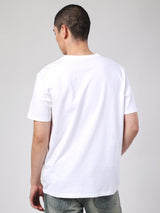 เสื้อยืดแขนสั้นผู้ชาย คอลเลคชั่น 101 COMFORT FIT สีขาว