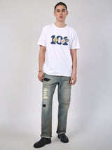 เสื้อยืดแขนสั้นผู้ชาย คอลเลคชั่น 101 COMFORT FIT สีขาว