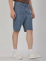 กางเกงยีนส์ขาสั้นผู้ชาย สียีนส์อ่อน