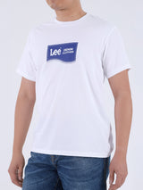 เสื้อยืดแขนสั้นผู้ชาย COMFORT FIT สีขาว