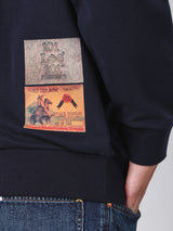 เสื้อสเวตเชิ้ตผู้ชาย คอลเลคชั่น 101 LOOSE FIT สีกรมท่า