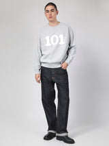 เสื้อสเวตเชิ้ตผู้ชาย คอลเลคชั่น 101 LOOSE FIT สีเทา
