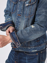 COMFORT FIT 101 COLLECTION MEN'S DENIM JACKET LIGHT INDIGO