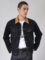 เสื้อแจ็คเก็ตผู้ชาย คอลเลคชั่น 101 COMFORT FIT สียีนส์เข้ม