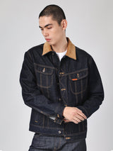 เสื้อแจ็คเก็ตผู้ชาย คอลเลคชั่น 101 COMFORT FIT สียีนส์เข้ม