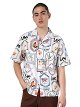 COMFORT FIT MEN'S SHORT SLEEVE SHIRT OFF-WHITE