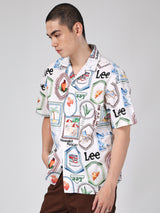 COMFORT FIT MEN'S SHORT SLEEVE SHIRT OFF-WHITE