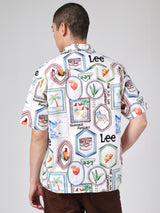COMFORT FIT MEN'S SHORT SLEEVE SHIRT OFF-WHITE