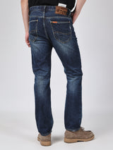 101 ROPE DYE COLLECTION KNOX FIT MID RISE REGULAR MEN'S JEANS MID INDIGO