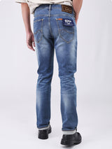 101 COLLECTION ZED FIT MID RISE SLIM MEN'S JEANS LIGHT INDIGO