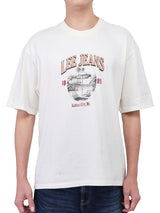 LOOSE FIT MEN'S SHORT SLEEVE T-SHIRT OFF-WHITE