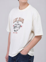 LOOSE FIT MEN'S SHORT SLEEVE T-SHIRT OFF-WHITE