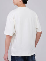 LOOSE FIT MEN'S SHORT SLEEVE T-SHIRT OFF-WHITE