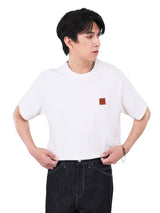 เสื้อยืดแขนสั้นผู้ชาย COMFORT FIT สีครีม