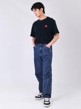 เสื้อยืดแขนสั้นผู้ชาย COMFORT FIT สีกรมท่า