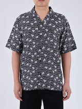 เสื้อเชิ้ตแขนสั้นผู้ชาย COMFORT FIT สีดำ