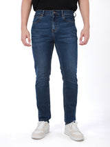 POWELL FIT LOW RISE SLIM MEN'S JEANS MID INDIGO