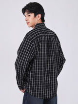 COMFORT FIT MEN'S LONG SLEEVE SHIRT BLACK